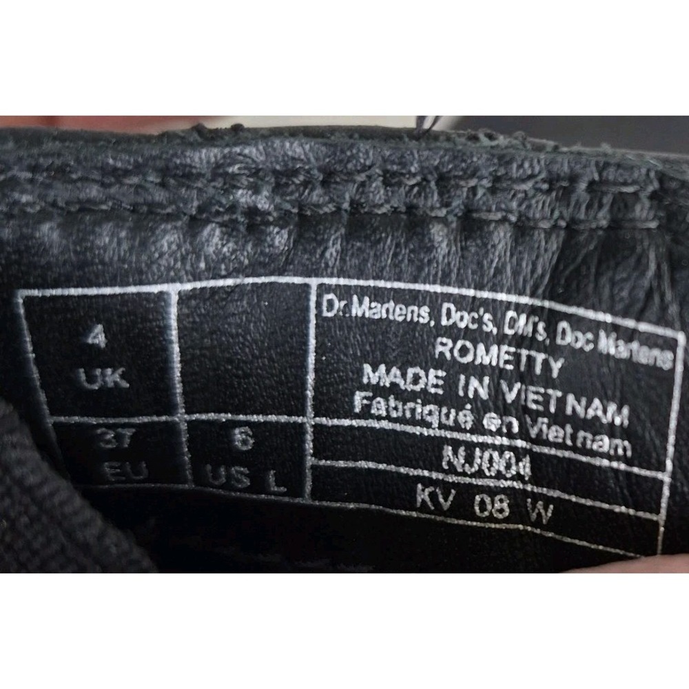 Dr Martens Rometty Women's Sz 6 Black Leather Platform‎ Chelsea Boot Pull On - Picture 9 of 10